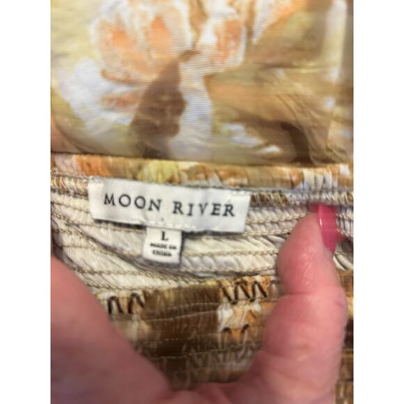 Moon River Floral Dress - Size L - Picture 4 of 12